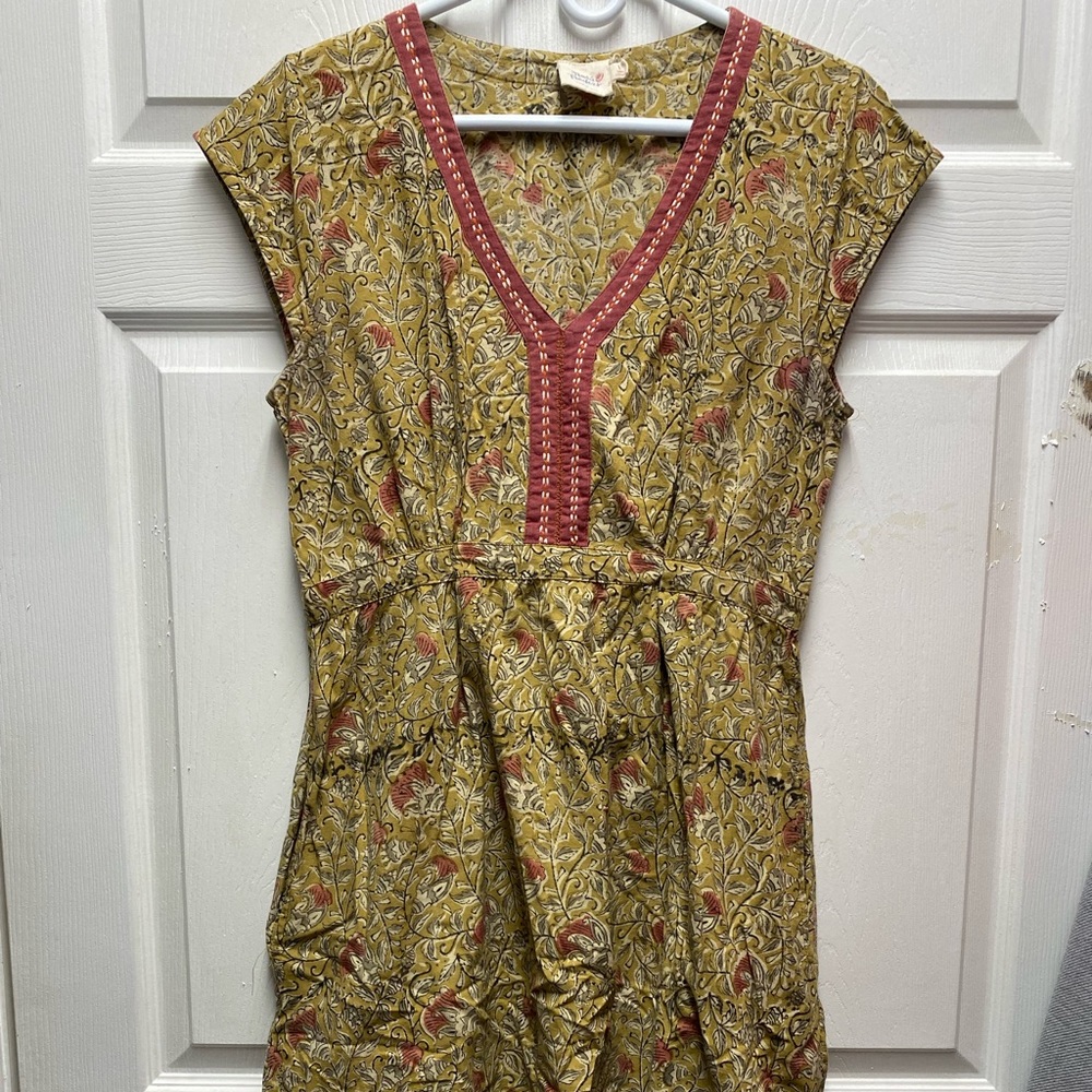 Mata Traders fair trade cotton dress, size L